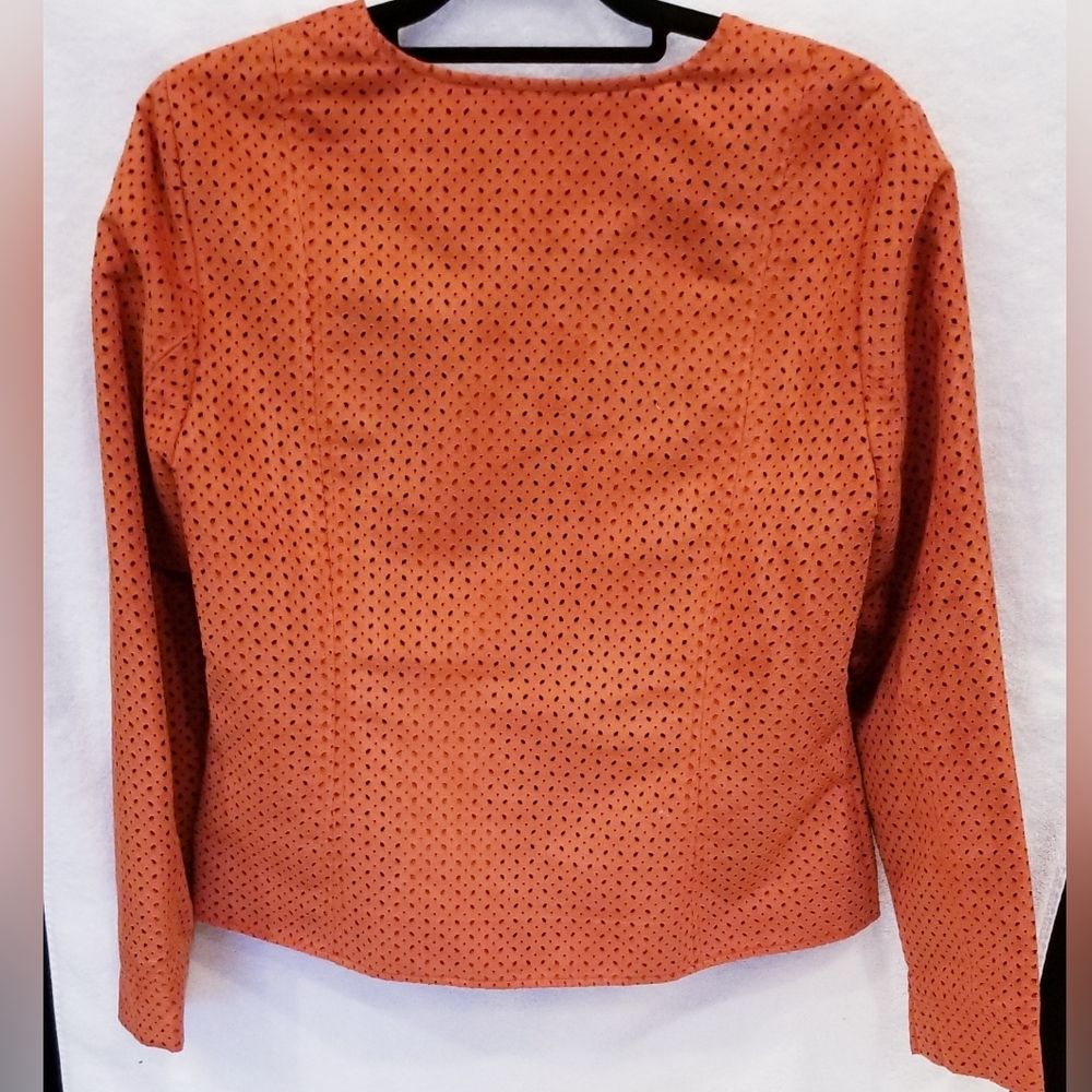 Ruby Rd. Women's Burnt Orange Blazer - Picture 3 of 3